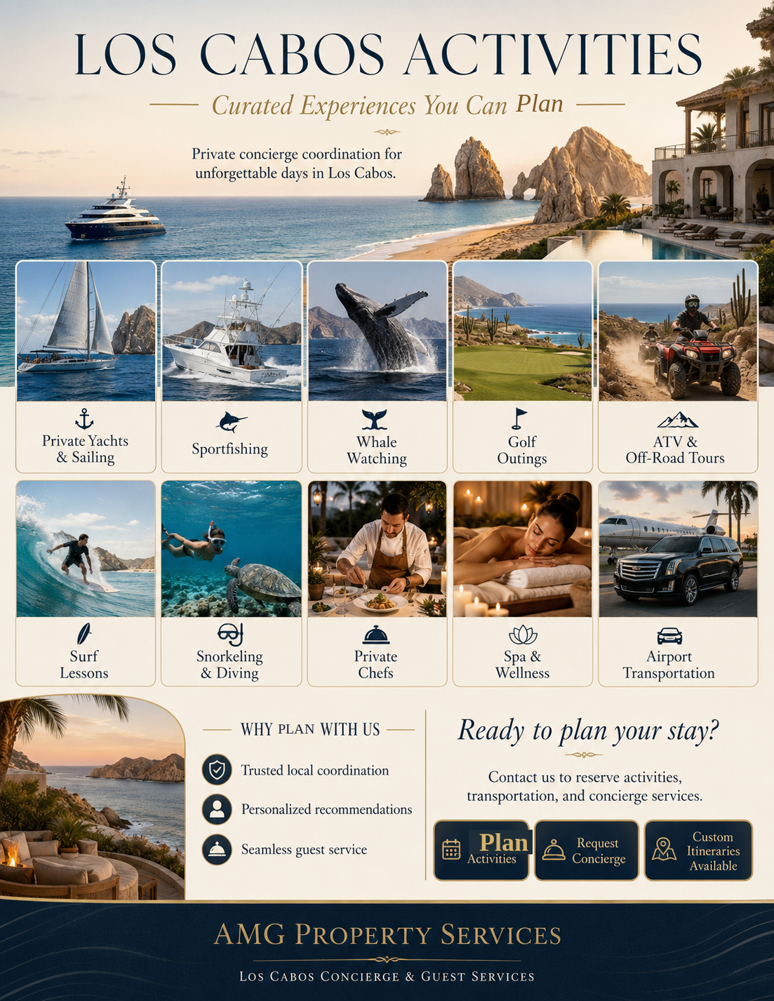 Los Cabos Activities - AMG Property Services